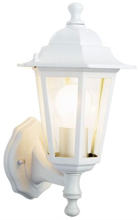 6 Sided White Wall Lantern (PowerMaster S5896)