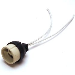 GU10 Ceramic Lampholder c/w 30cm Leads