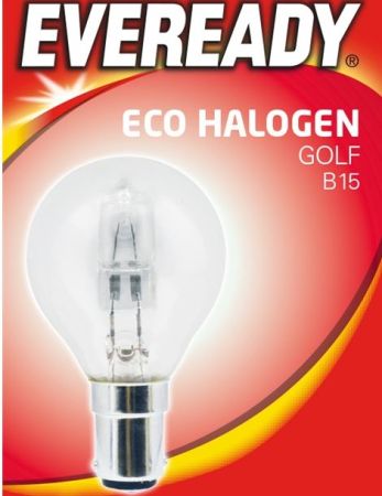 Eveready 20W (25W) Halogen Golf SBC [S11919]