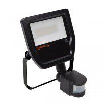 Ledvance 20W LED Floodlight 3000K - Black w/ PIR [4058075814677]