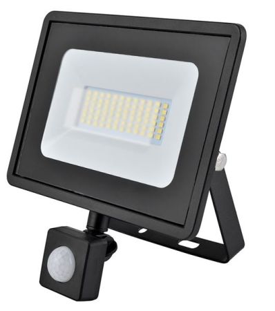 Eveready 30W LED Floodlight 4000K - Black w/ PIR [S13950]