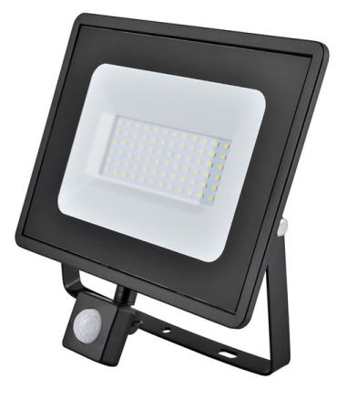 Eveready 50W LED Floodlight 4000K - Black w/ PIR [S13951]