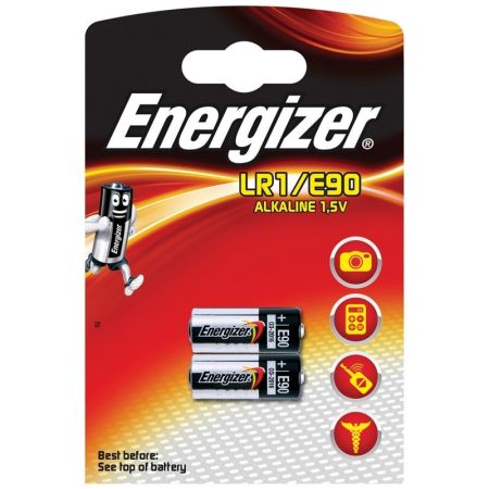 1.5v LR1/E90 Alkaline - 2 Pack (Energizer S6542)